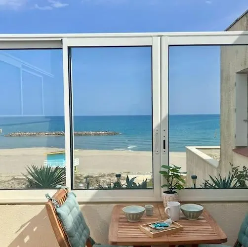 Grand Large Appartement Terrasse Front De Mer Barcares